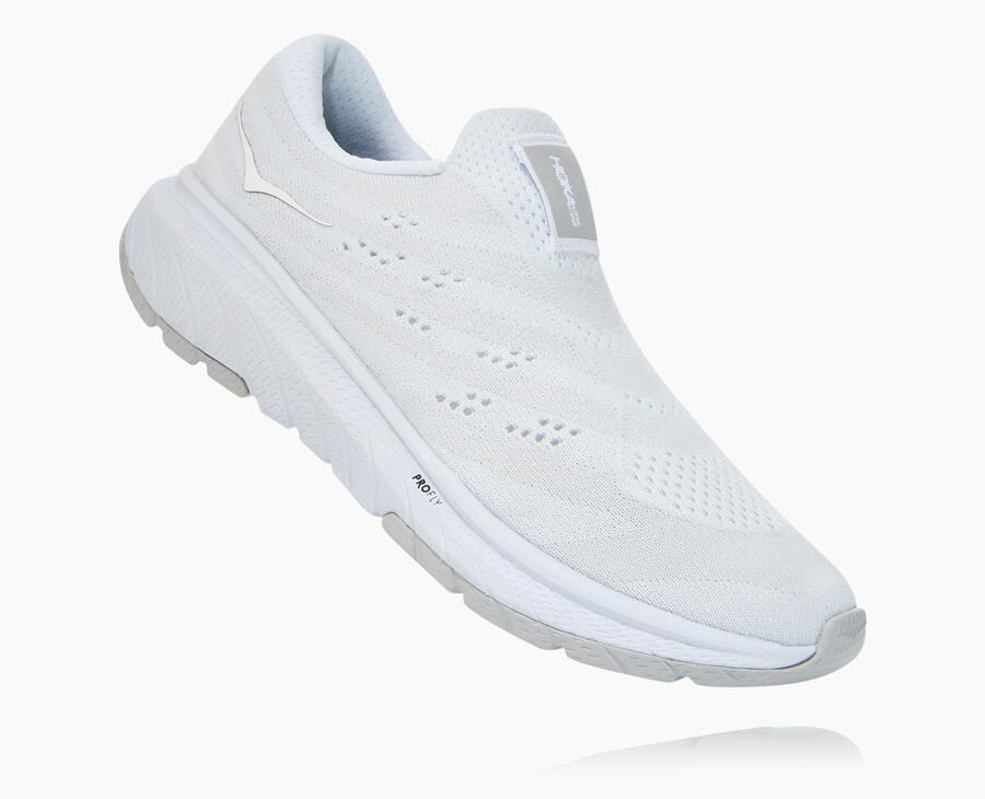 Hoka One One Womens Walking Shoes - Cavu 3 Slip - White - AMBQ57408